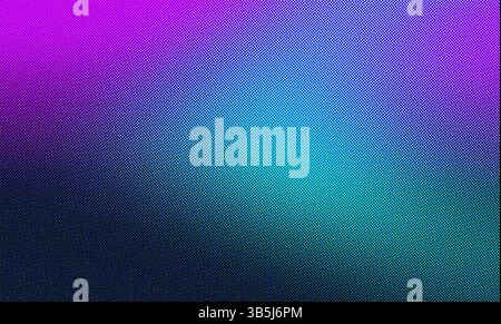 Blue Purple White Gradient Blurred with Grainy Noise Texture Background, for art product design, social media, trendy,vintage,brochure,banner Stock Photo