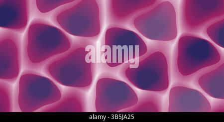 A dynamic abstract vector pattern features repeating pink and dark blue shapes, creating a visually striking and modern design. Contrasting colors and Stock Vector