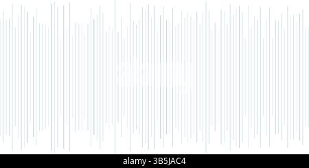 Light Colored and Grey Modern Style Minimalist Vertical Stripes Pattern on White Background - Editable Abstract Design, Creative Vector Template Stock Vector