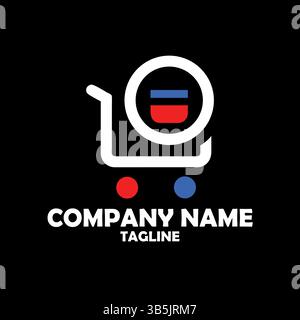 Modern Minimalist SVG Logo Template for Branding & Design Stock Vector
