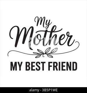 Mother's Day svg design Stock Vector