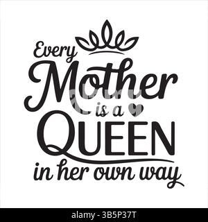 Mother's day typography Stock Vector
