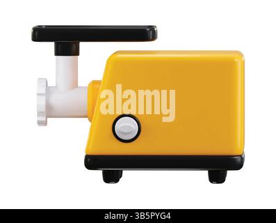 Meat grinder 3d render vector illustration Stock Vector
