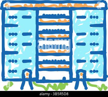 barndominium house icon doodle illustration Stock Vector Image & Art ...
