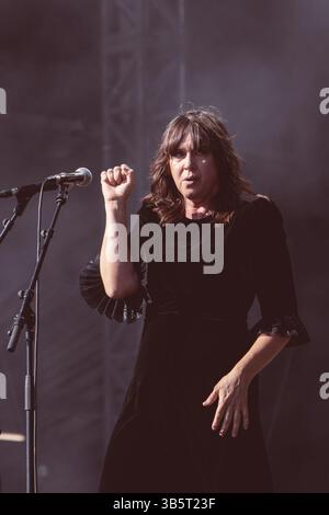 Cat Power (Charlyn Marie "Chan" Marshall) performs on stage at All