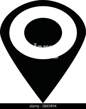 Navigation pinpoint, location map pins. Doodle sketch vector ...