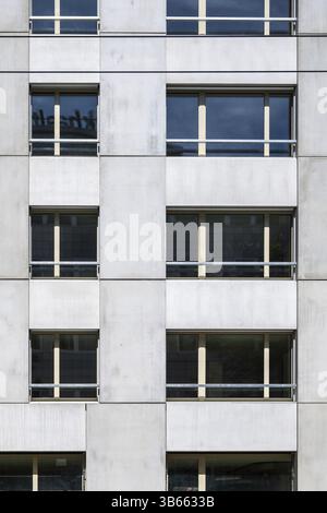 Real estate New residential block facade Stock Photo