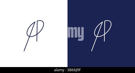 Modern and Unique  initial A  logo design Stock Vector