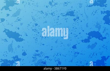 Abstract blue gradient grunge background Stock Vector