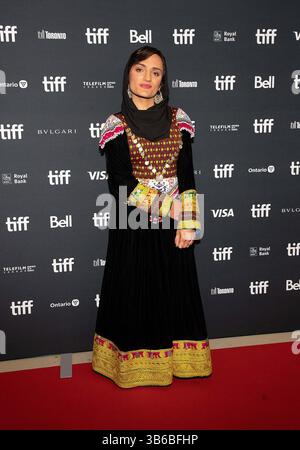 September 9, 2022, Toronto, ON, Canada: Zarifa Ghafari attends the ''In Conversation'' - The Book of Gutsy Women In Conversation at TIFF LIGHTBOX during the 2022 Toronto International Film Festival on September 9, 2022 in Toronto, Canada. (Credit Image: © imageSPACE via ZUMA Press Wire) Stock Photo
