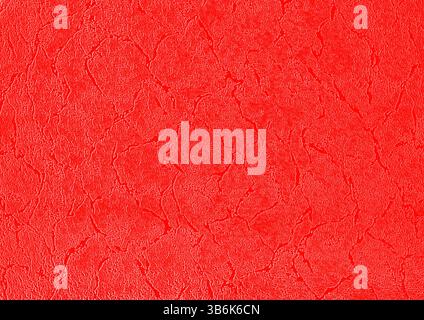 Background of red evenly textured paper wallpaper for Christmas advertising. Stock Photo