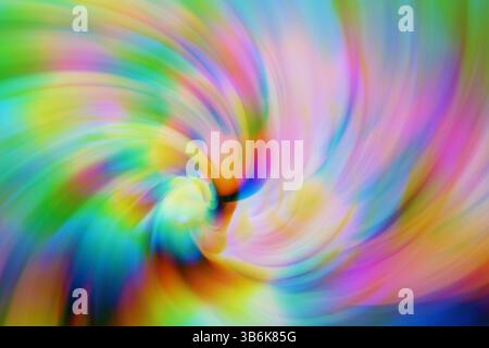Swirling multicolored background of optical stripes. Stock Photo