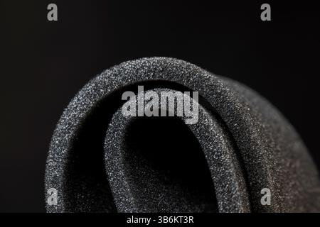 foam for safe packaging of objects and products, foamy soft foam for giving elasticity to objects or sound insulation or as a packaging material, clos Stock Photo