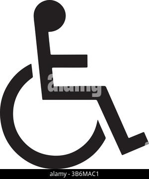 Access Symbol  Wheelchair Accessibility Sign Stock Vector