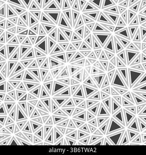 Pattern of triangle shapes. Small triangles size. Solid shapes in frames. Single color tone style. Repeatable pattern. Amazing vector tiles. Stock Vector