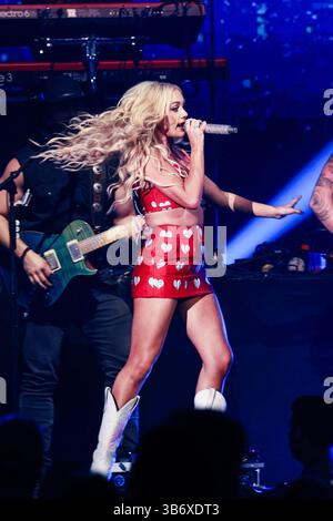 Megan Maroney performs during the iHeart Country Festival at the Moody