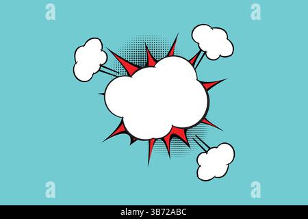 Monochrome set with vector speech bubbles stock illustration Stock Vector