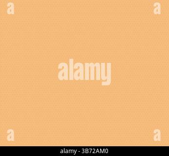 Geometric template background. Bold rounded stacked hexagon cells. Orange color tones. Small hexagon shapes. Seamless pattern. Stock Vector