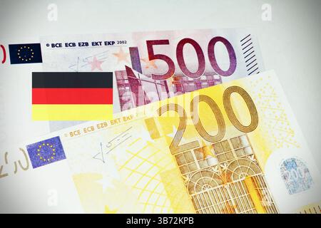 Germany financial graphics concept Stock Photo