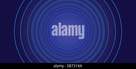 Abstract 3D blue circle layers background with luxury style, futuristic technology concept. Vector illustration. EPS editable file. Stock Vector