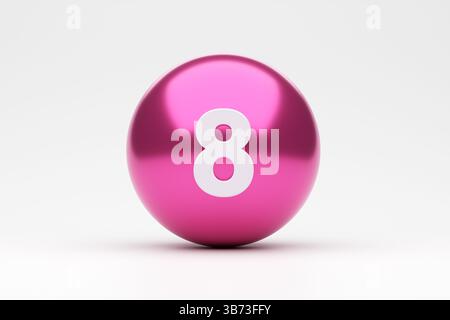 Pink color number hi-res stock photography and images - Alamy