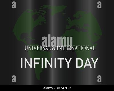 Universal & International Infinity Day Social Media Post, Corporate Banner Design – EPS Editable File for Brands & Businesses. Stock Vector