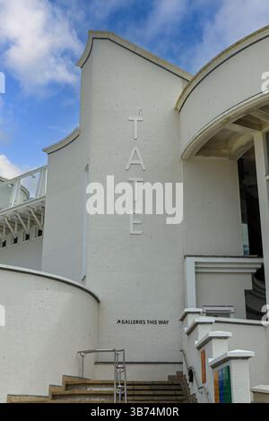 Tate St Ives art gallery in St Ives, Cornwall, England, United Kingdom Stock Photo