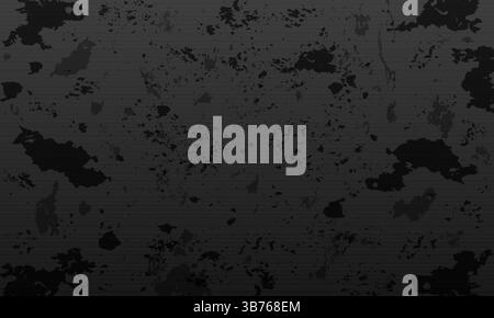 Black gradient background vector grey grunge texture abstract Stock Vector
