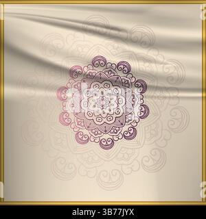 Luxury mandala background with golden arabesque pattern Arabic Islamic east style, Decorative mandala. Mandala for print, poster, cover, brochure, fly Stock Vector