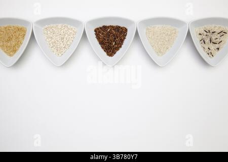 Top View Of White Sushi Plate With Different Rise . Food Design Stock Photo