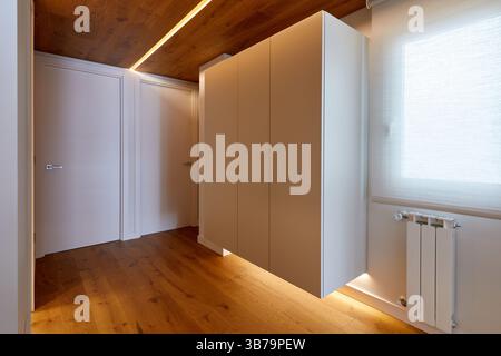 hallway, entrance hall, interior design, Home, Basque Country, Spain. Stock Photo
