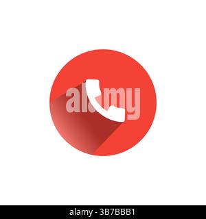 Call icon vector. telephone sign and symbol, Phone call. Icon for design. Easily editable. Stock Vector