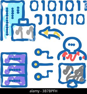 spear phishing attacks color icon vector illustration Stock Vector ...