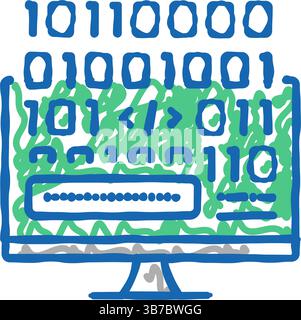 microcode development color icon vector illustration Stock Vector Image ...