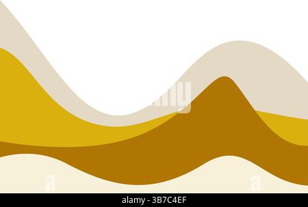 Minimalist Abstract Mountain Background Vector Stock Vector
