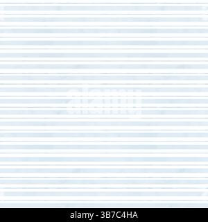 Cute stripes of pale blue shades on a seamless pattern. Watercolor illustration. Vertical gray-blue stripes, isolated on a white background. Repeating Stock Photo
