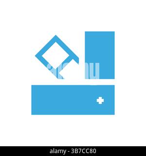 Color fan catalog icon. Flat vector illustration isolated on white Stock Vector