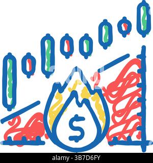 asset inflation icon doodle illustration Stock Vector Image & Art - Alamy