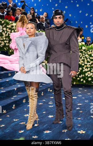 Myha'La Herrold attends the red carpet of HBOMax series A knight of the