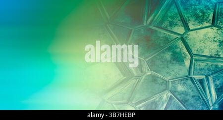 blue and green abstract background Stock Photo