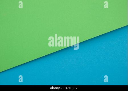 green and blue paper background Stock Photo