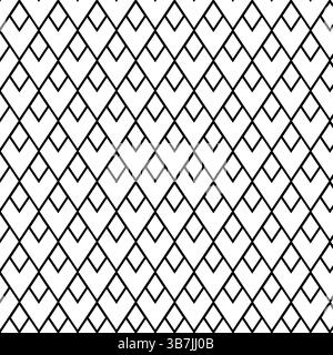 The geometric pattern with lines rhombs. Geometry seamless pattern. Vector graphic line illustration. Black and white abstract Banner, poster, wrappin Stock Vector