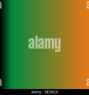 Color Gradient Background from Green to Orange - High-Quality Vector Image Stock Vector