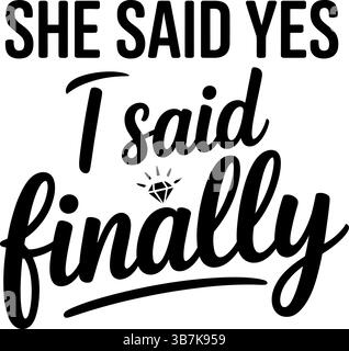 Wedding svg typography Stock Vector