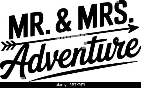 Wedding svg typography Stock Vector