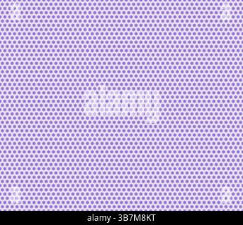 Hexagon Pattern. Medium purple color on matching background. Rounded hexagons mosaic cells with padding and inner solid cells. Stock Vector