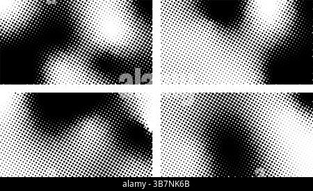 halftone dots backgrounds. grunge halftone Texture Overlay. Vector illustration Stock Vector