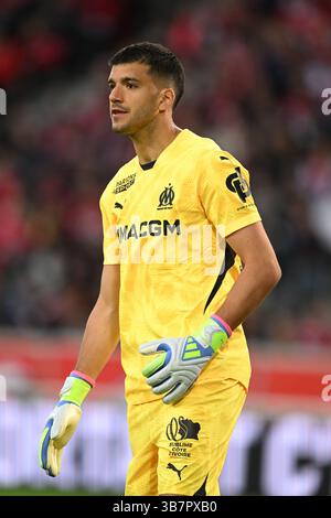 LILLE - Olympique de Marseille goalkeeper Jeffrey de Lange during the