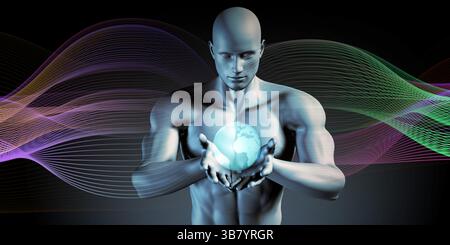 Cybersecurity Background For Business Data Protection Solutions Stock Photo