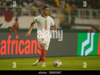 January 24 2024: Achraf Hakimi (Morocco) // during a African Cup